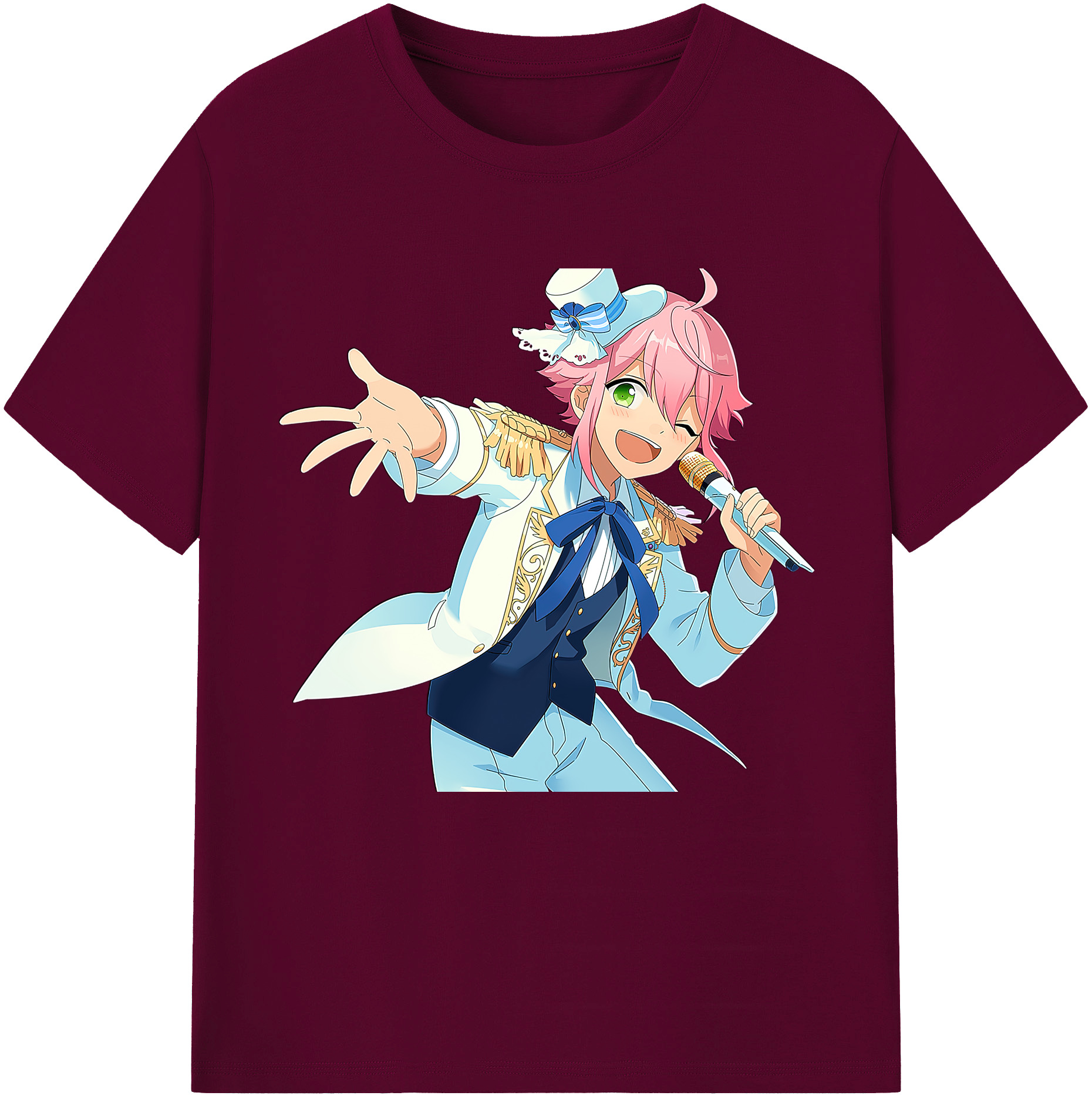 （画像用） あんさんぶるスターズ! Ensemble Stars レディースカジュアルプリントTシャツ（綿100％）